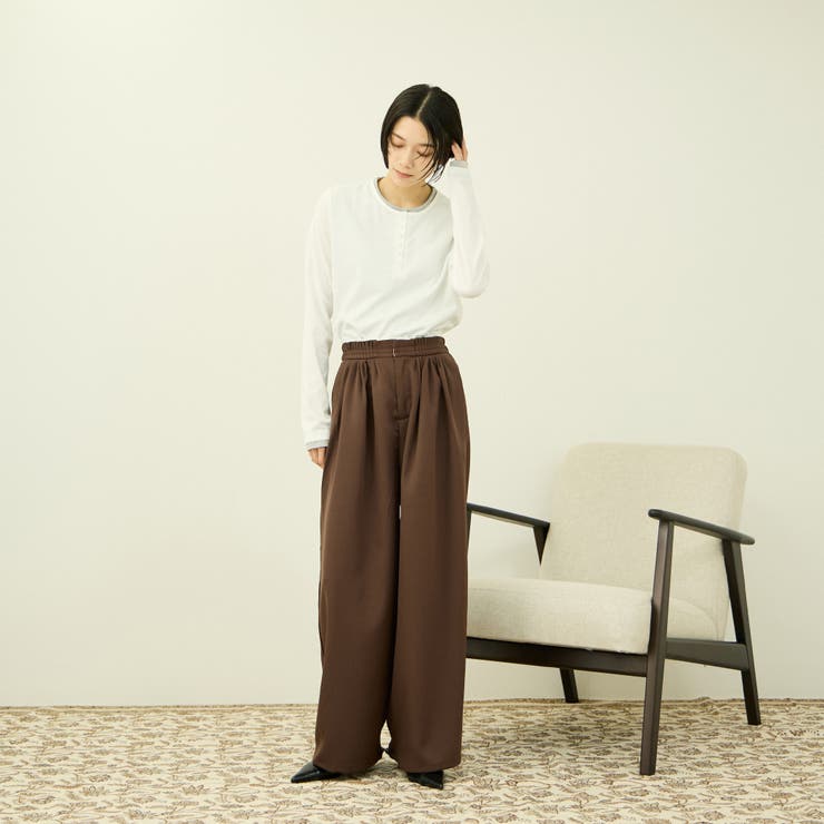 ヘンリーネックレイヤードTシャツ | VICKY | 詳細画像4 