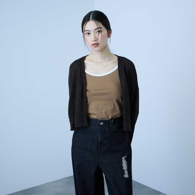 バイカラーパイピングタンクトップ | VICKY | 詳細画像21 