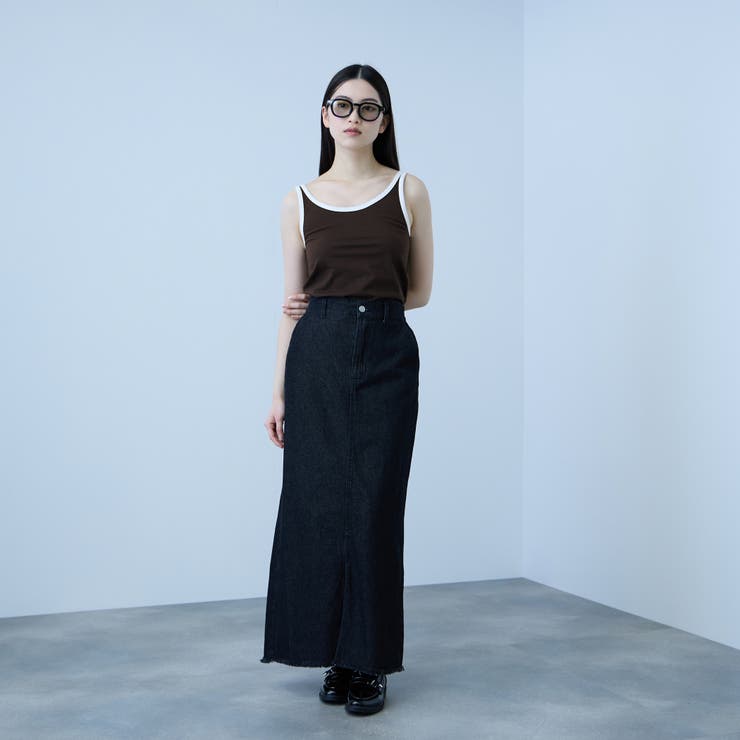 バイカラーパイピングタンクトップ | VICKY | 詳細画像23 