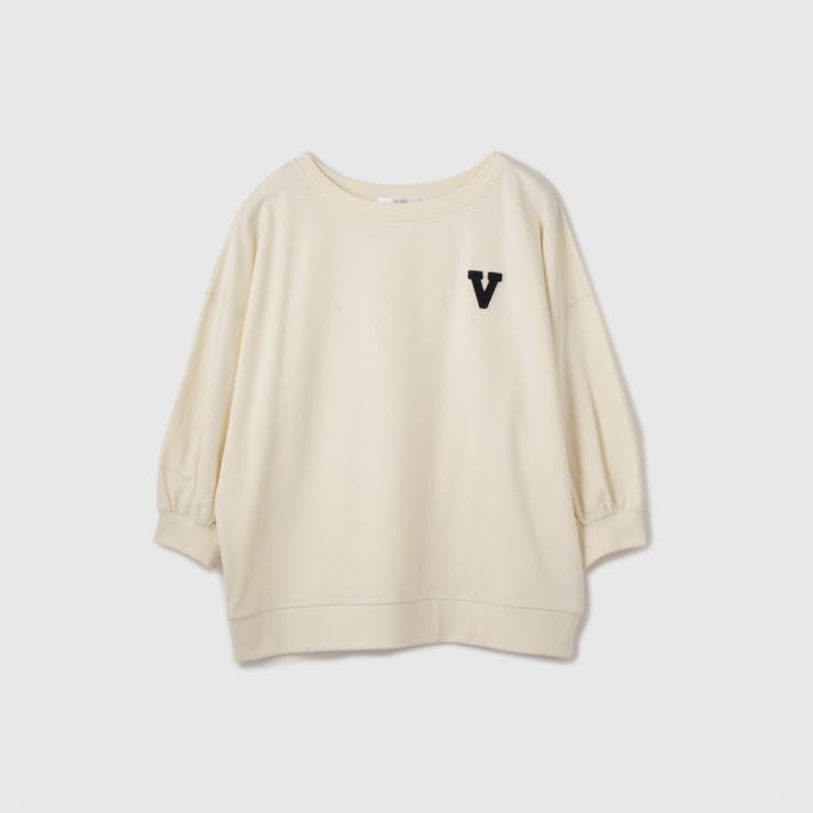【大人の抜け感】ワッペンマルチネックスウェット | VICKY | 詳細画像14 
