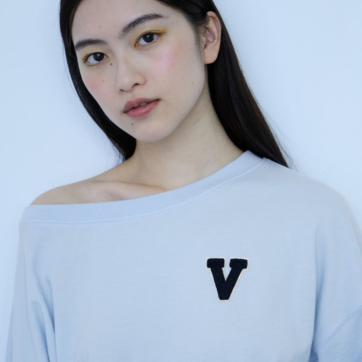 【大人の抜け感】ワッペンマルチネックスウェット | VICKY | 詳細画像7 