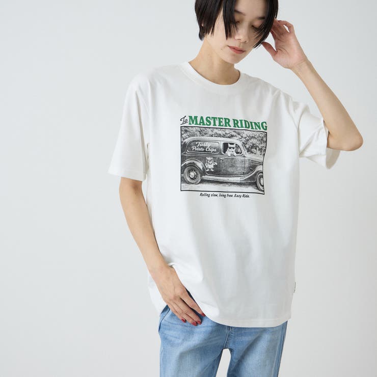 【Power To People】 MASTER RIDINGフォトTシャツ | VICKY | 詳細画像2 