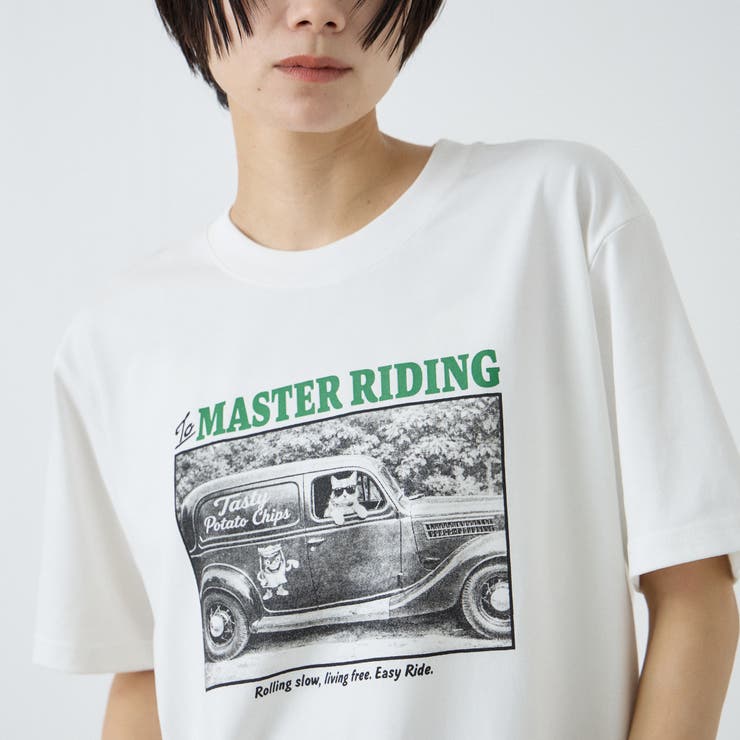 オフホワイト | 【Power To People】 MASTER RIDINGフォトTシャツ | VICKY