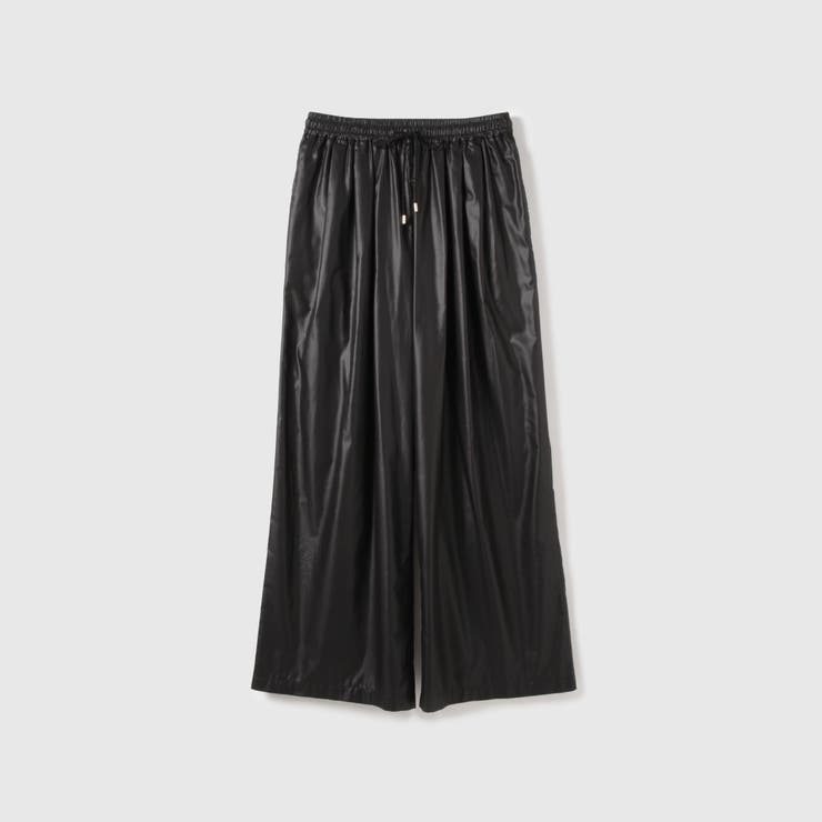 シアーレザー調イージーテーパードパンツ≪手洗い可能≫ | VICKY | 詳細画像17 