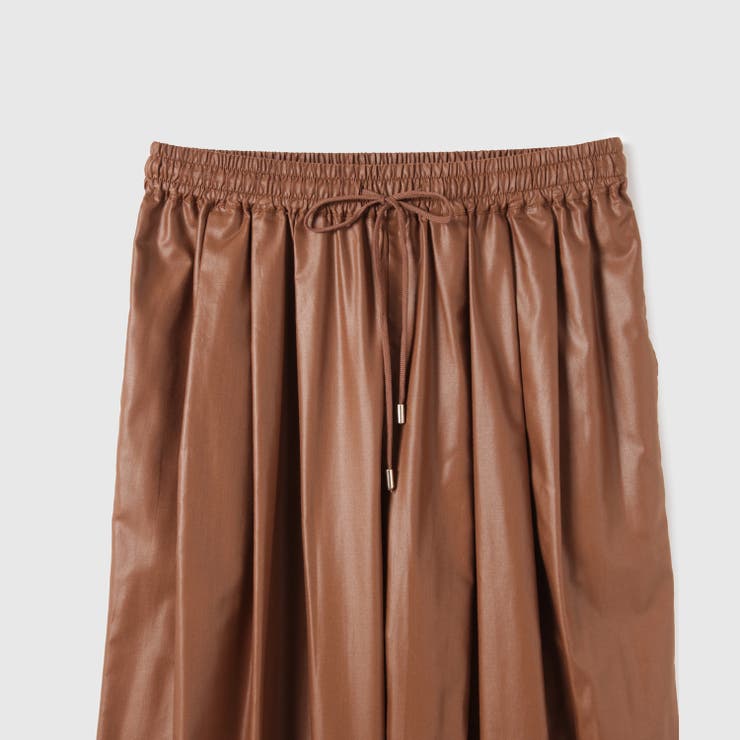 シアーレザー調イージーテーパードパンツ≪手洗い可能≫ | VICKY | 詳細画像20 