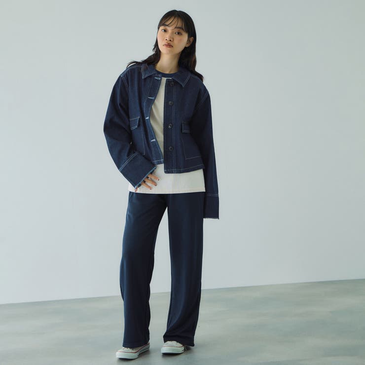 配色ドッキングスウェットパンツ≪セットアップ対応/手洗い可能≫ | VICKY | 詳細画像12 