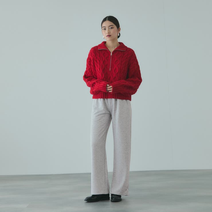 配色ドッキングスウェットパンツ≪セットアップ対応/手洗い可能≫ | VICKY | 詳細画像15 