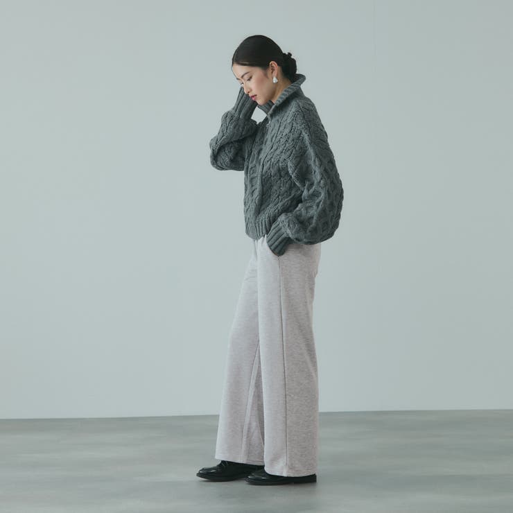 配色ドッキングスウェットパンツ≪セットアップ対応/手洗い可能≫ | VICKY | 詳細画像16 