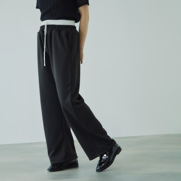 配色ドッキングスウェットパンツ≪セットアップ対応/手洗い可能≫ | VICKY | 詳細画像3 