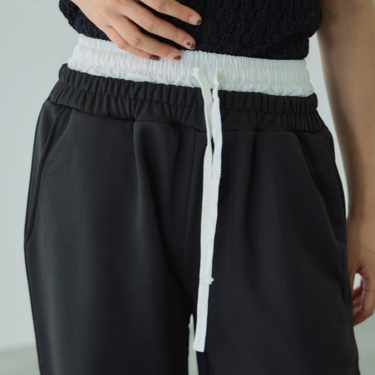 配色ドッキングスウェットパンツ≪セットアップ対応/手洗い可能≫ | VICKY | 詳細画像5 