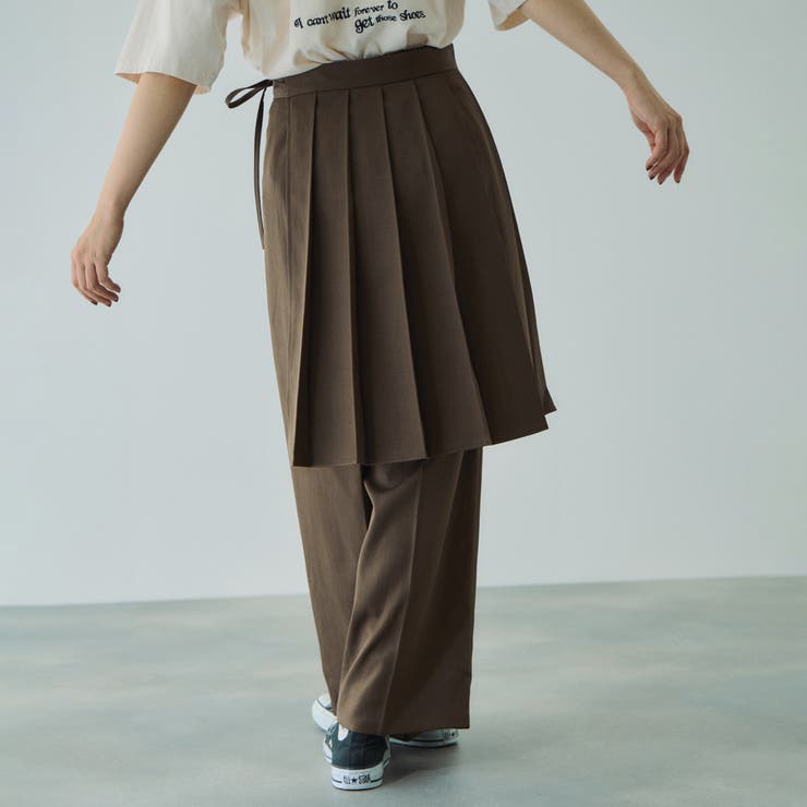 ラッププリーツスカートセットパンツ≪手洗い可能≫ | VICKY | 詳細画像14 
