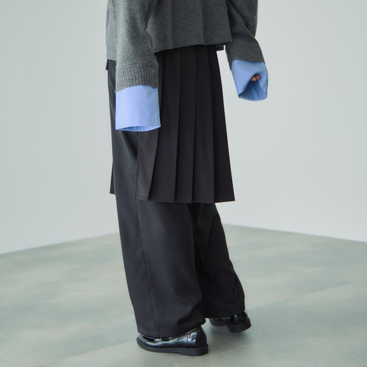 ラッププリーツスカートセットパンツ≪手洗い可能≫ | VICKY | 詳細画像3 