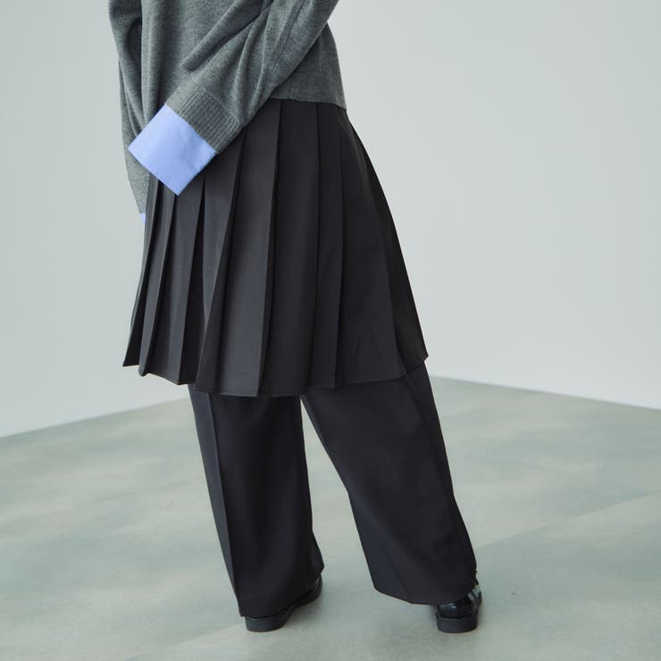 ラッププリーツスカートセットパンツ≪手洗い可能≫ | VICKY | 詳細画像4 