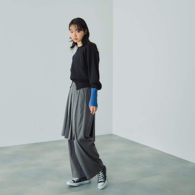 ラッププリーツスカートセットパンツ≪手洗い可能≫ | VICKY | 詳細画像8 