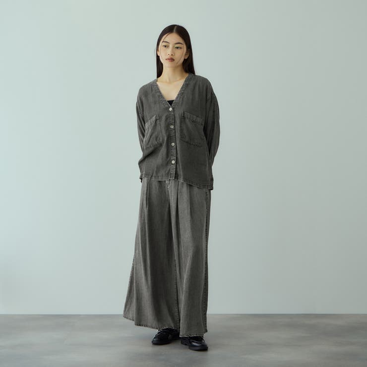 リヨセルタックフレアパンツ≪洗濯機で洗える≫ | VICKY | 詳細画像5 