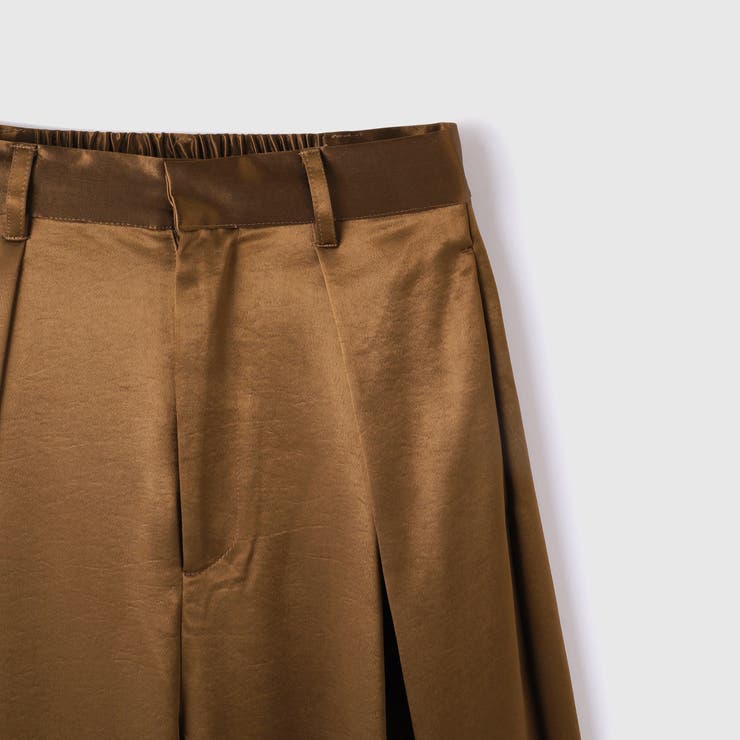 ヘビーサテンタックワイドパンツ≪手洗い可能≫ | VICKY | 詳細画像14 