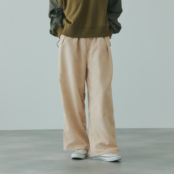 サージ2タックワイドパンツ≪手洗い可能≫ | VICKY | 詳細画像1 