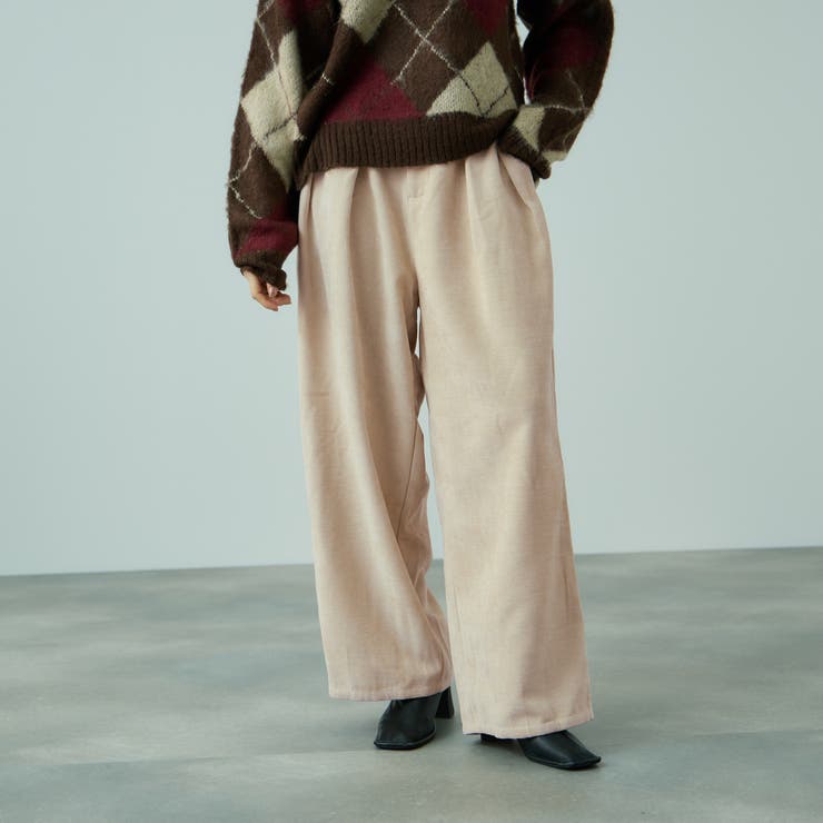 サージ2タックワイドパンツ≪手洗い可能≫ | VICKY | 詳細画像13 