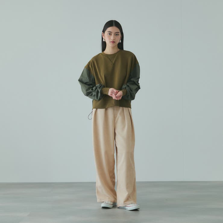 サージ2タックワイドパンツ≪手洗い可能≫ | VICKY | 詳細画像14 