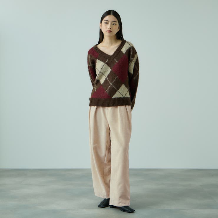 サージ2タックワイドパンツ≪手洗い可能≫ | VICKY | 詳細画像16 