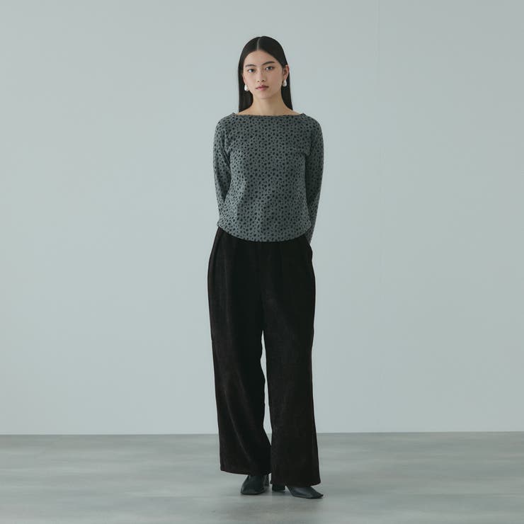 サージ2タックワイドパンツ≪手洗い可能≫ | VICKY | 詳細画像3 