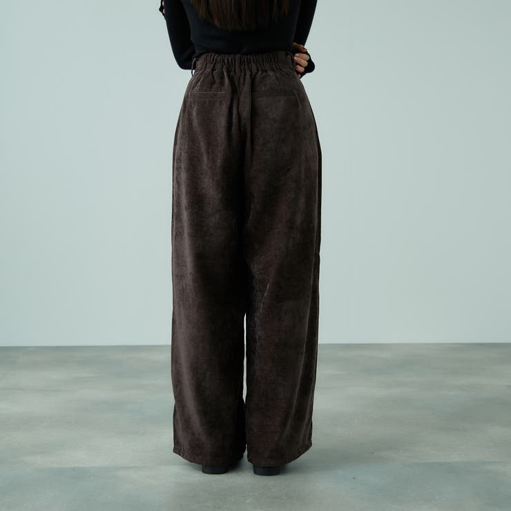 サージ2タックワイドパンツ≪手洗い可能≫ | VICKY | 詳細画像6 