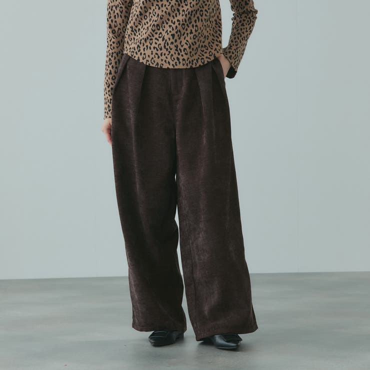 サージ2タックワイドパンツ≪手洗い可能≫ | VICKY | 詳細画像7 