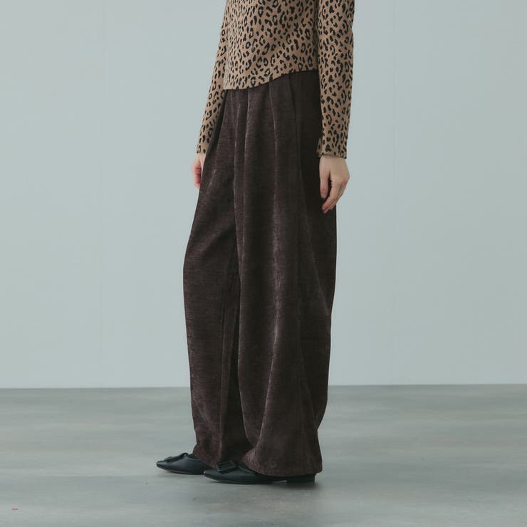 サージ2タックワイドパンツ≪手洗い可能≫ | VICKY | 詳細画像8 