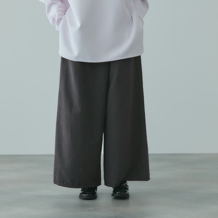 フィブリルサテンラップワイドパンツ≪洗濯機で洗える≫ | VICKY | 詳細画像14 