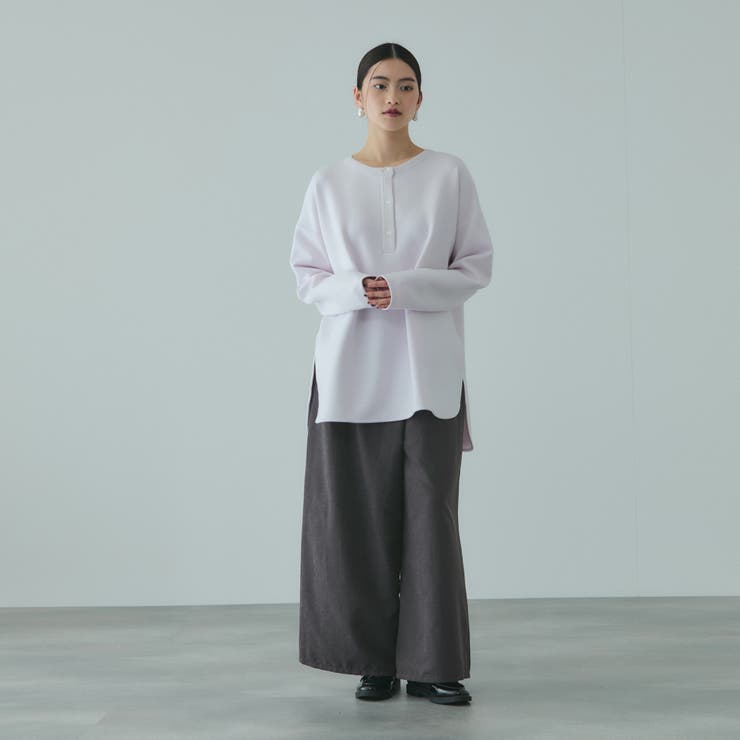 フィブリルサテンラップワイドパンツ≪洗濯機で洗える≫ | VICKY | 詳細画像18 