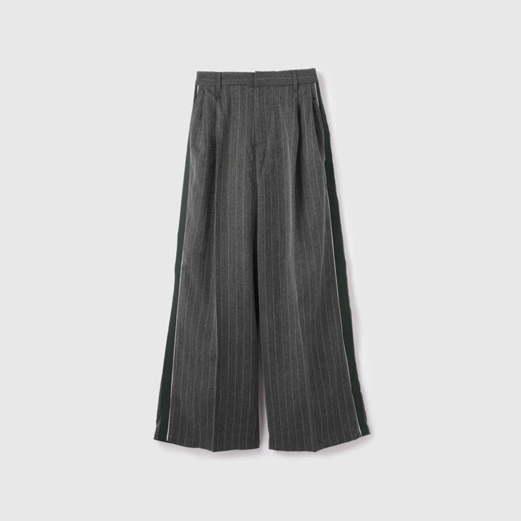 ストライプサイドラインワイドパンツ≪手洗い可能≫ | VICKY | 詳細画像12 