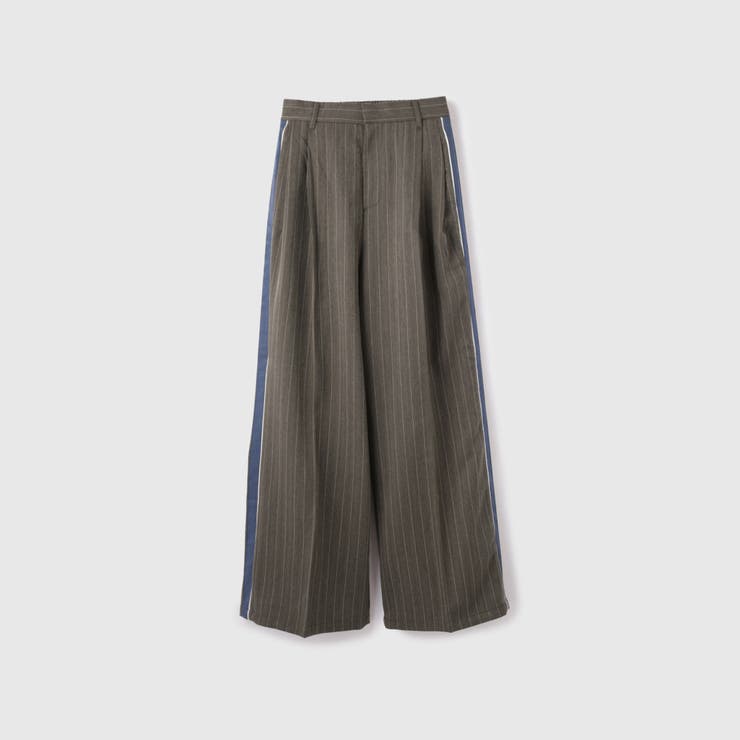 ストライプサイドラインワイドパンツ≪手洗い可能≫ | VICKY | 詳細画像14 