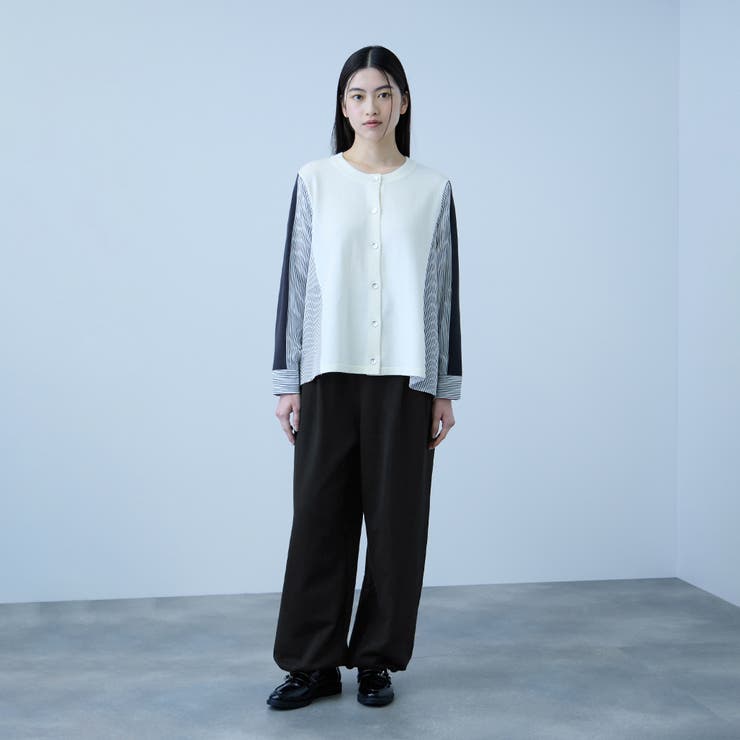 【着回し抜群】裏毛2タックパンツ | VICKY | 詳細画像13 