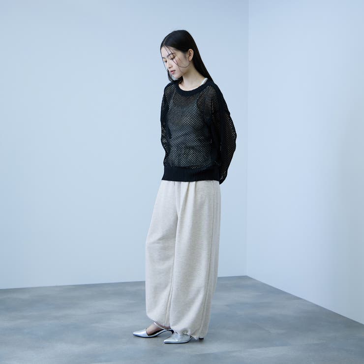 【着回し抜群】裏毛2タックパンツ | VICKY | 詳細画像17 