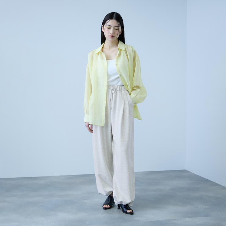 【着回し抜群】裏毛2タックパンツ | VICKY | 詳細画像19 