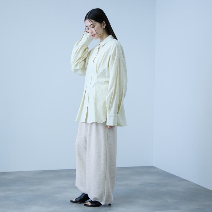 【着回し抜群】裏毛2タックパンツ | VICKY | 詳細画像20 