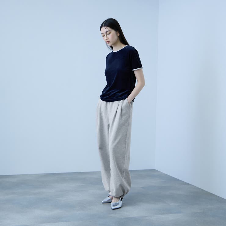 【着回し抜群】裏毛2タックパンツ | VICKY | 詳細画像24 