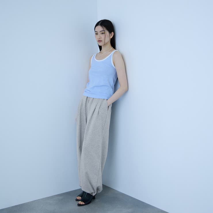 【着回し抜群】裏毛2タックパンツ | VICKY | 詳細画像25 