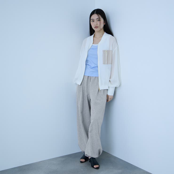 【着回し抜群】裏毛2タックパンツ | VICKY | 詳細画像26 