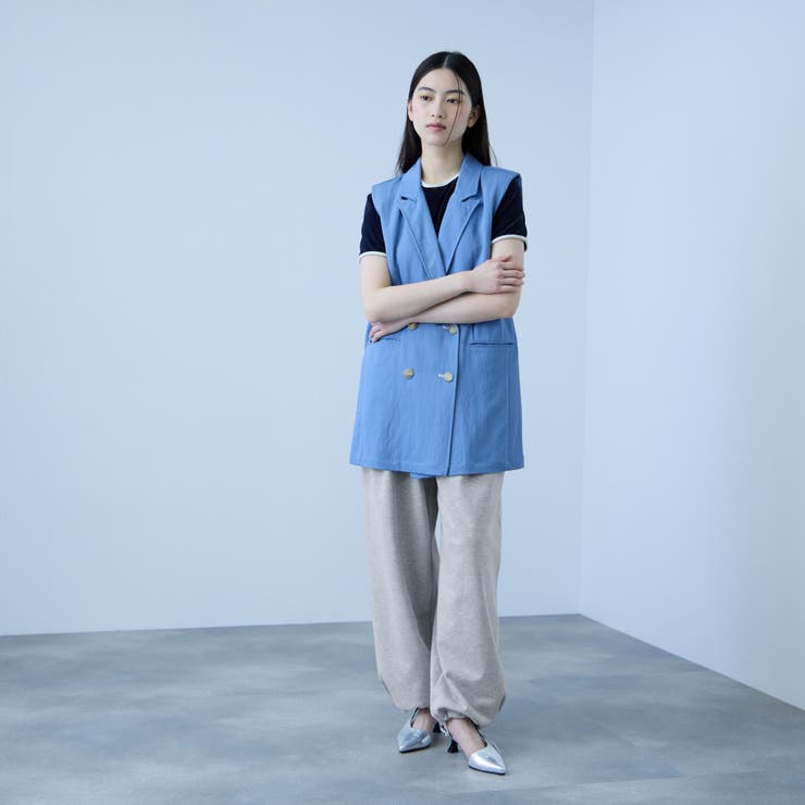 【着回し抜群】裏毛2タックパンツ | VICKY | 詳細画像27 