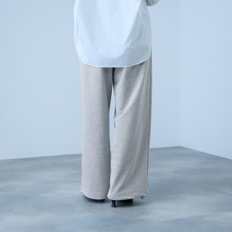 【着回し抜群】裏毛2タックパンツ | VICKY | 詳細画像4 