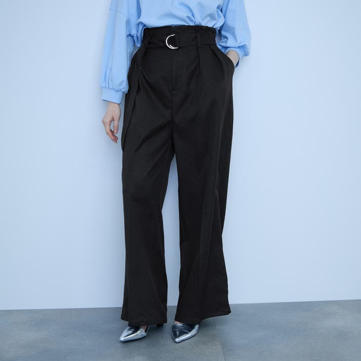 【大人の抜け感】ツイルチノワイドパンツ | VICKY | 詳細画像1 