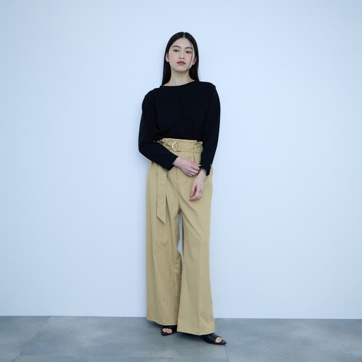【大人の抜け感】ツイルチノワイドパンツ | VICKY | 詳細画像10 