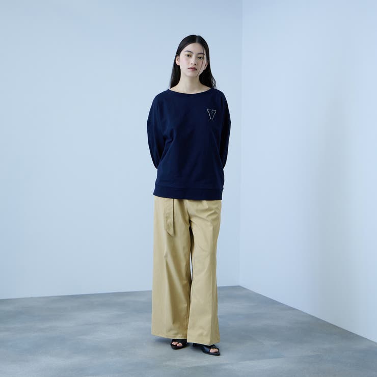 【大人の抜け感】ツイルチノワイドパンツ | VICKY | 詳細画像11 