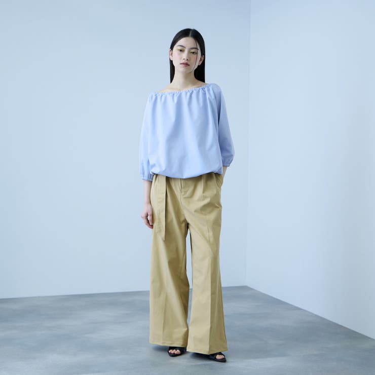 【大人の抜け感】ツイルチノワイドパンツ | VICKY | 詳細画像13 