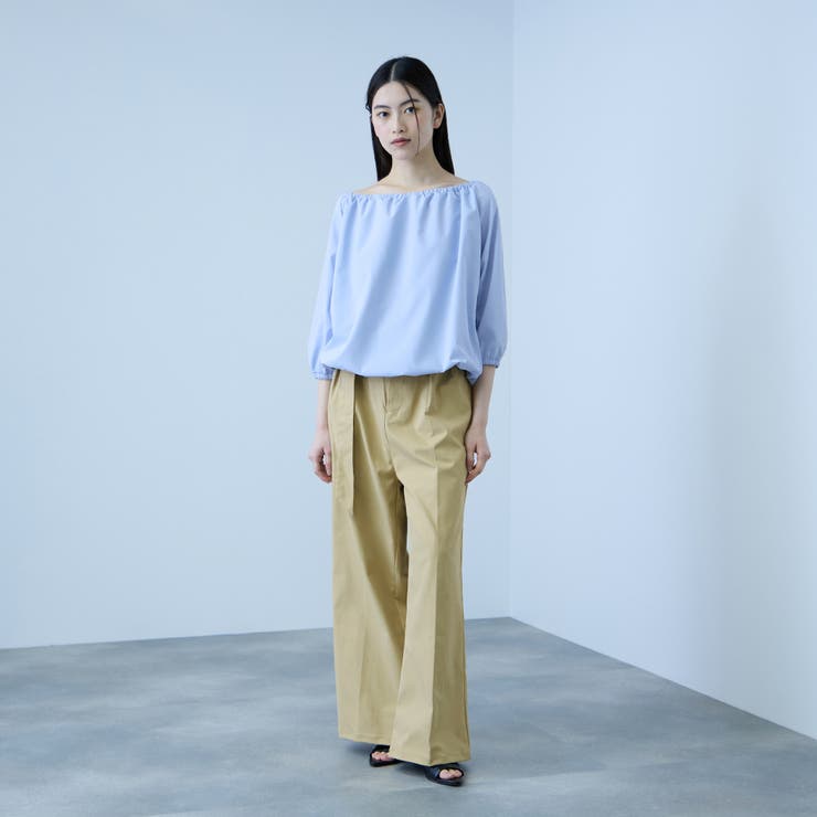 【大人の抜け感】ツイルチノワイドパンツ | VICKY | 詳細画像14 