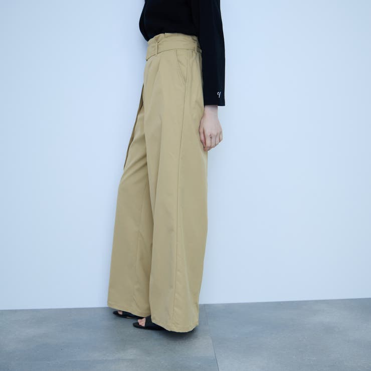 【大人の抜け感】ツイルチノワイドパンツ | VICKY | 詳細画像2 