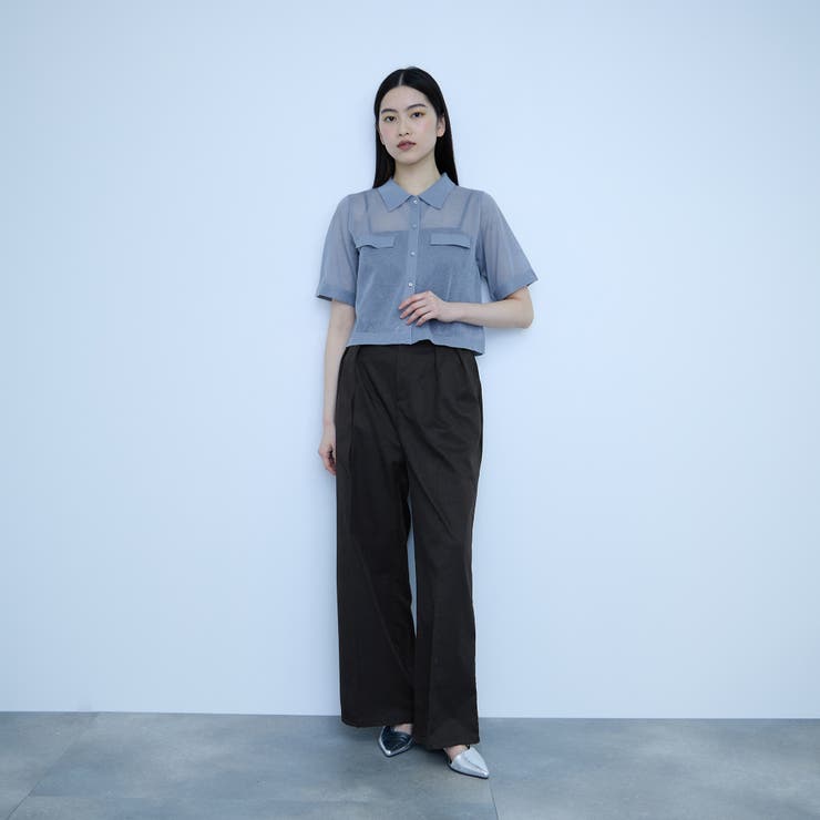 【大人の抜け感】ツイルチノワイドパンツ | VICKY | 詳細画像9 