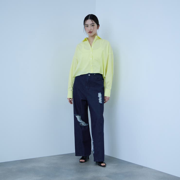 【大人の抜け感】デニムカットオフダメージパンツ | VICKY | 詳細画像11 