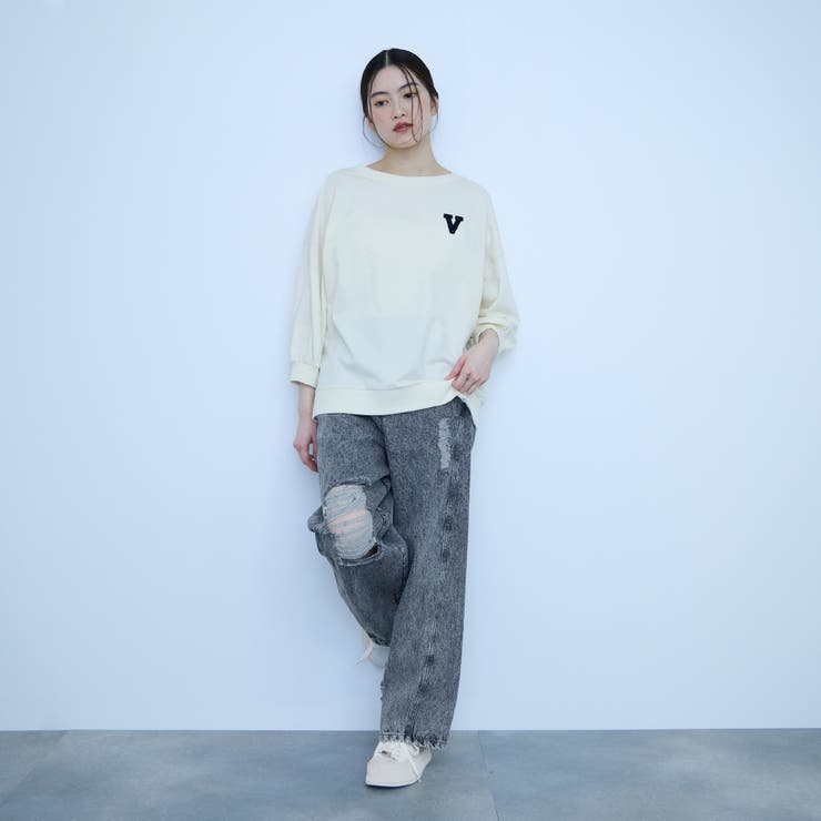 【大人の抜け感】デニムカットオフダメージパンツ | VICKY | 詳細画像13 